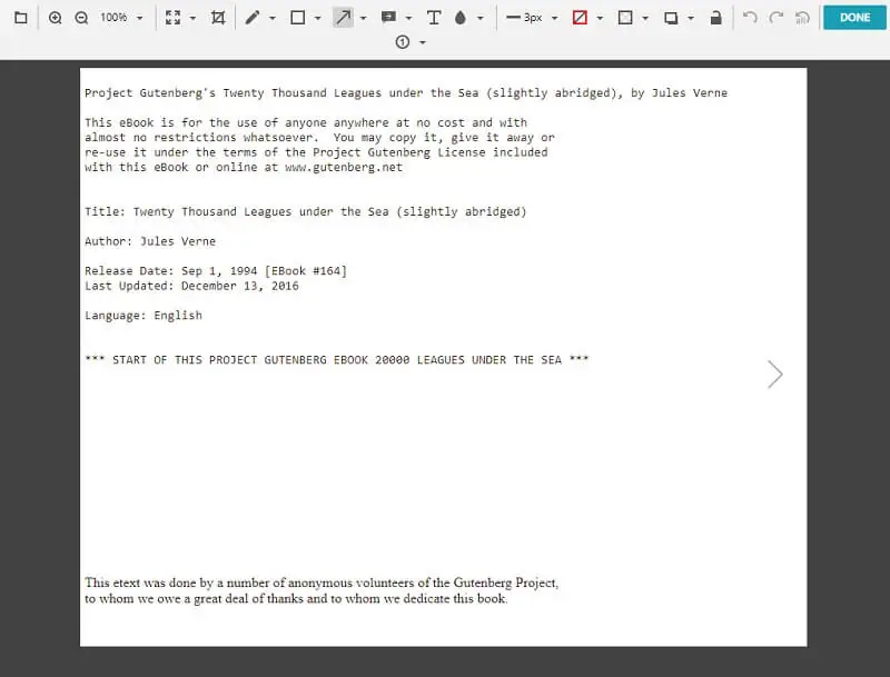 nimbus pdf screenshot step2