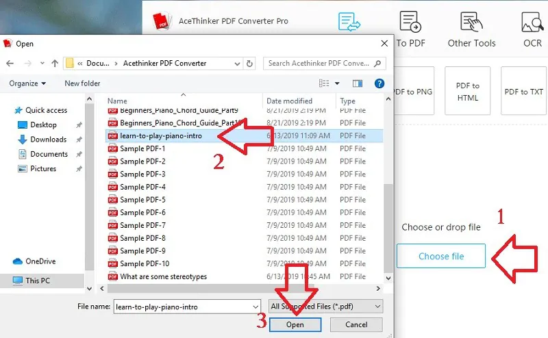 pdf converter upload pdf