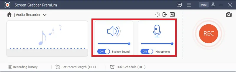 sgpremium select audio source